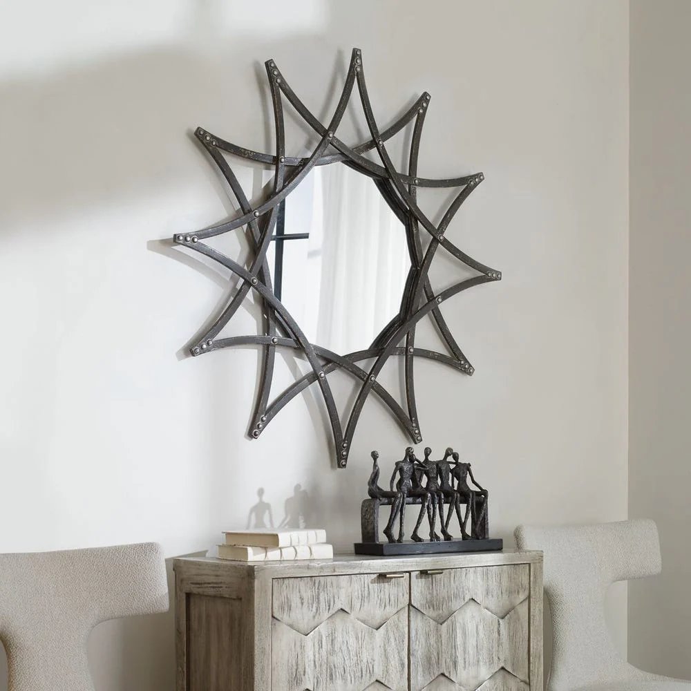 Uttermost Solaris Star Shape Framed Mirror - Image 3