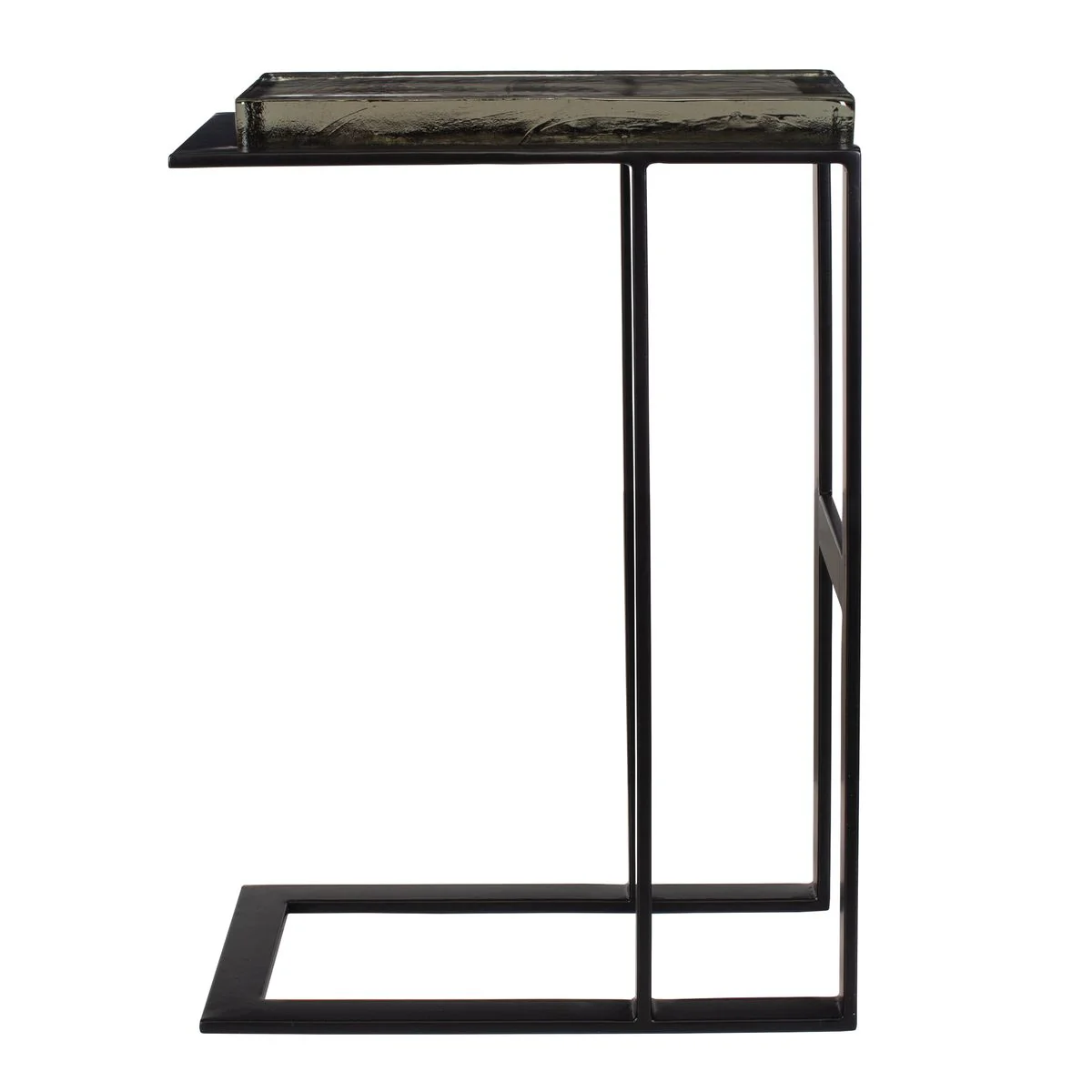 Uttermost Soma Sleek Black Iron Accent Table - Image 3