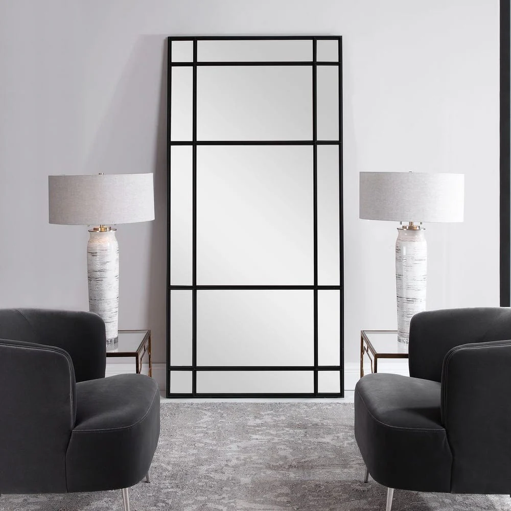 Uttermost Spurgeon Iron Window Pane Mirror - Image 2