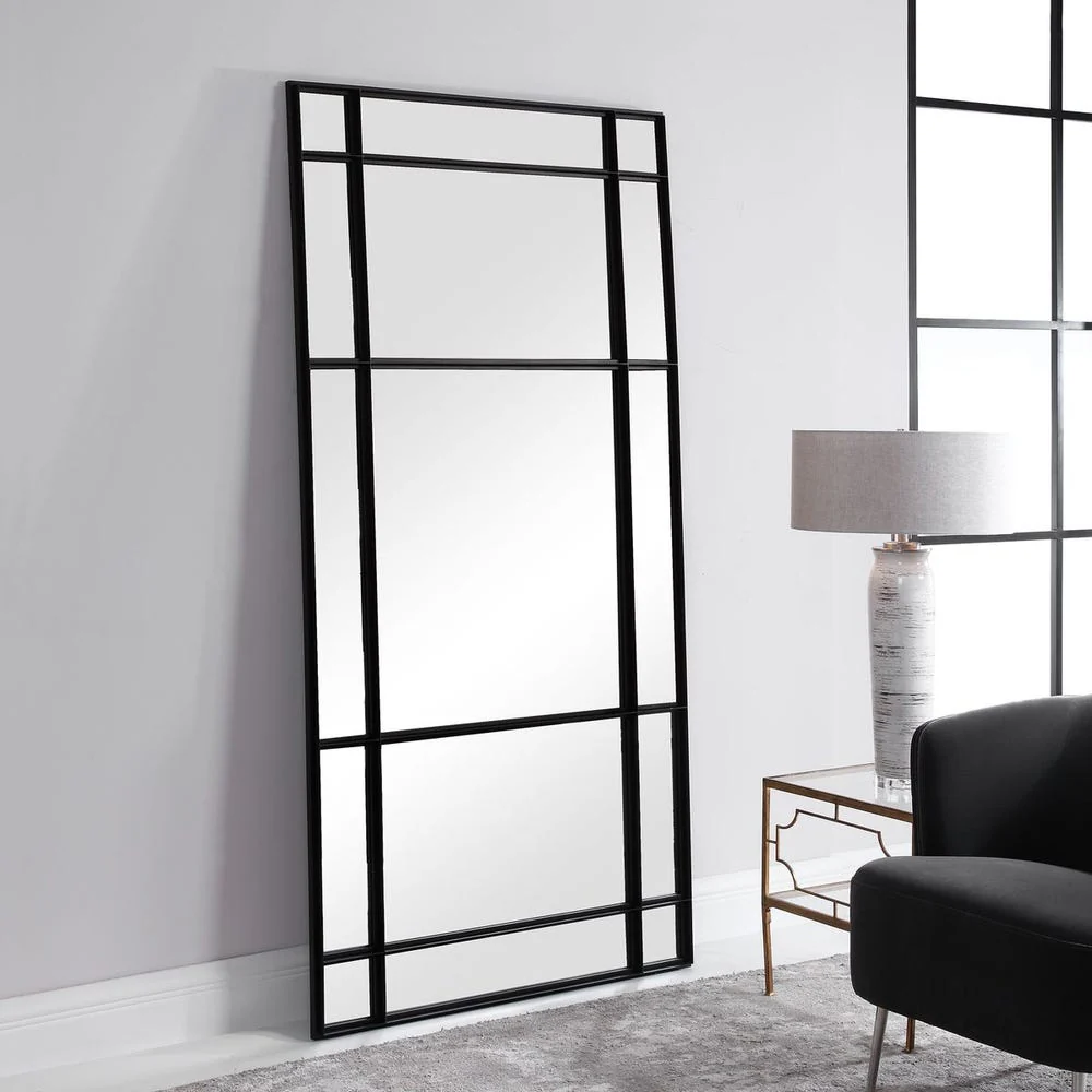 Uttermost Spurgeon Iron Window Pane Mirror - Image 4