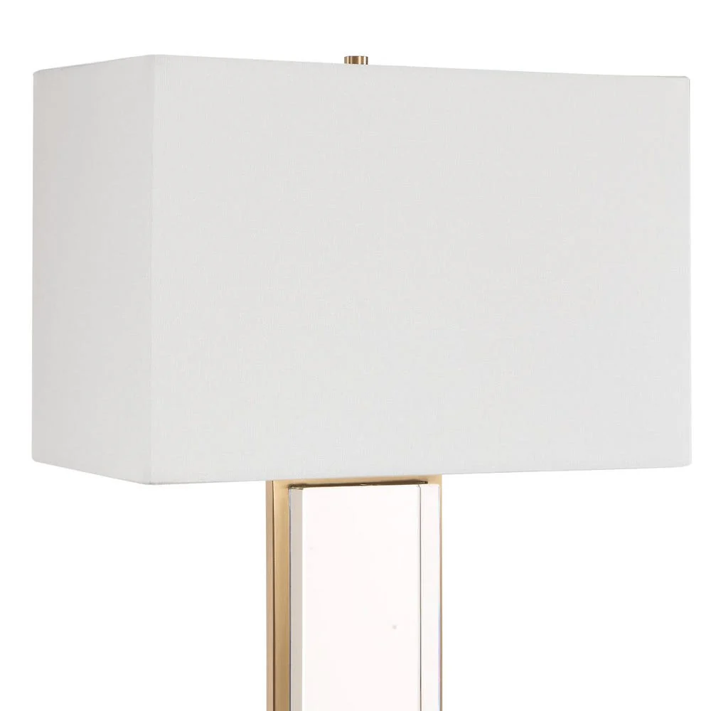 Uttermost Stambaugh Crystal Column Base Table Lamp - Image 6