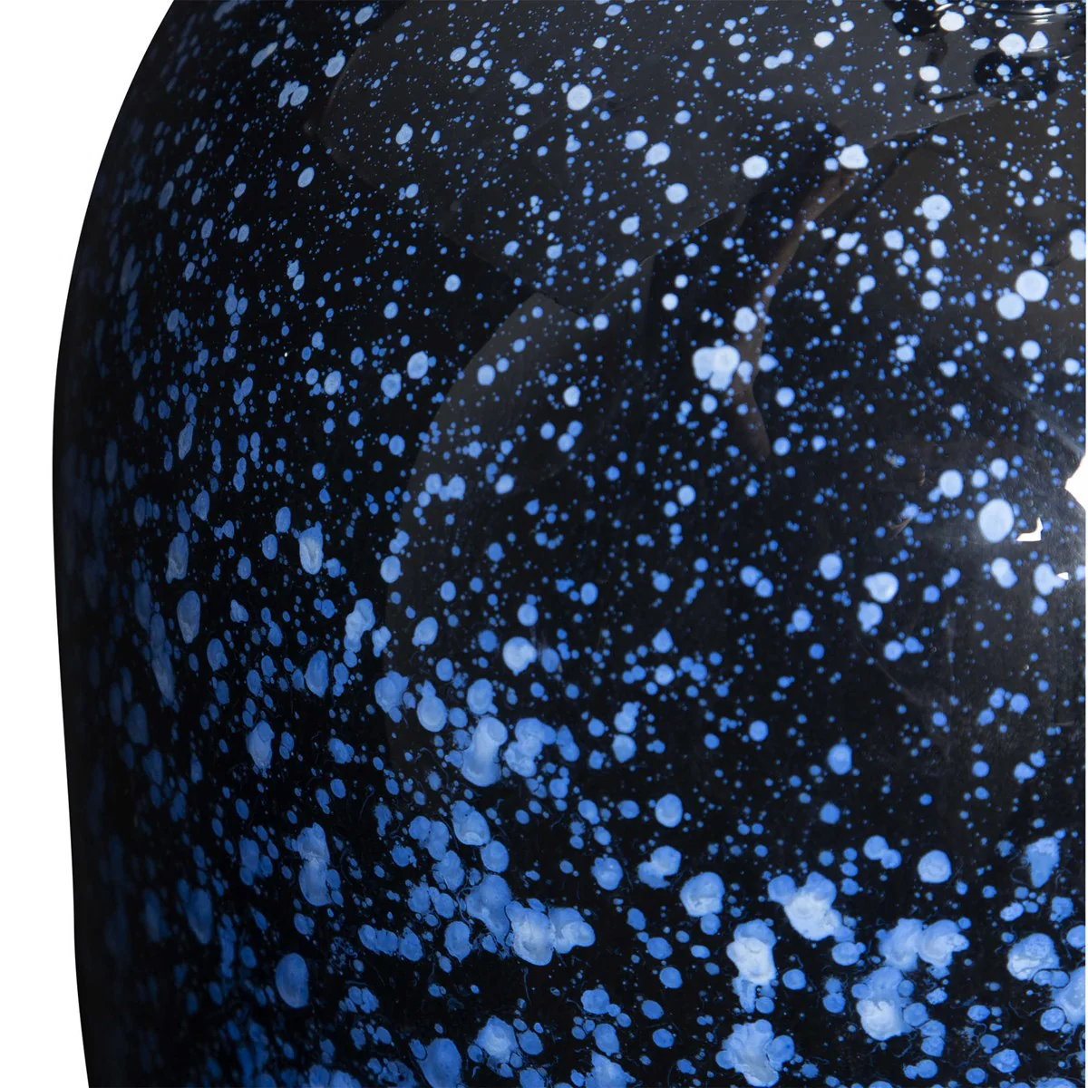 Uttermost Stargazer Cobalt Blue Glass Table Lamp With White Shade - Image 6