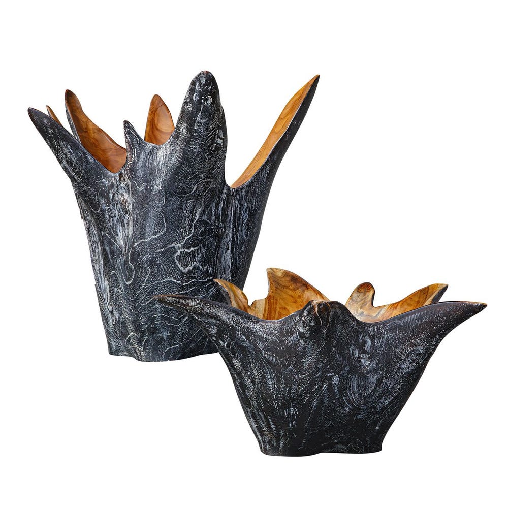 Uttermost Starpetal Bowls ~ Set Of 2 ~ Indoor And Outdoor Use - Image 7