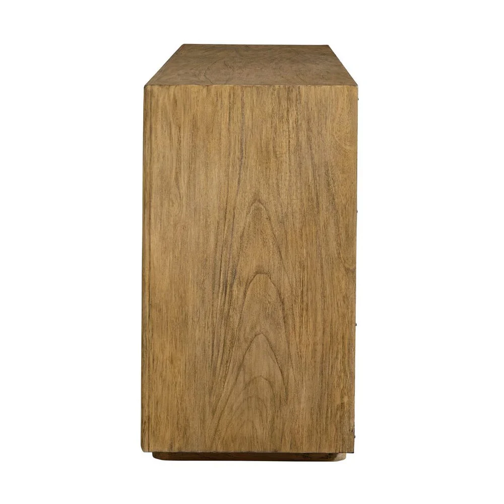 Uttermost Stevenson Four- Door Mindi Natural Finish Cabinet - Image 3