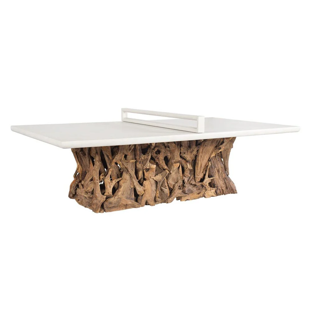 Uttermost Stonewood Ping Pong Dining Table ~ Indoor & Outdoor Use - Image 10