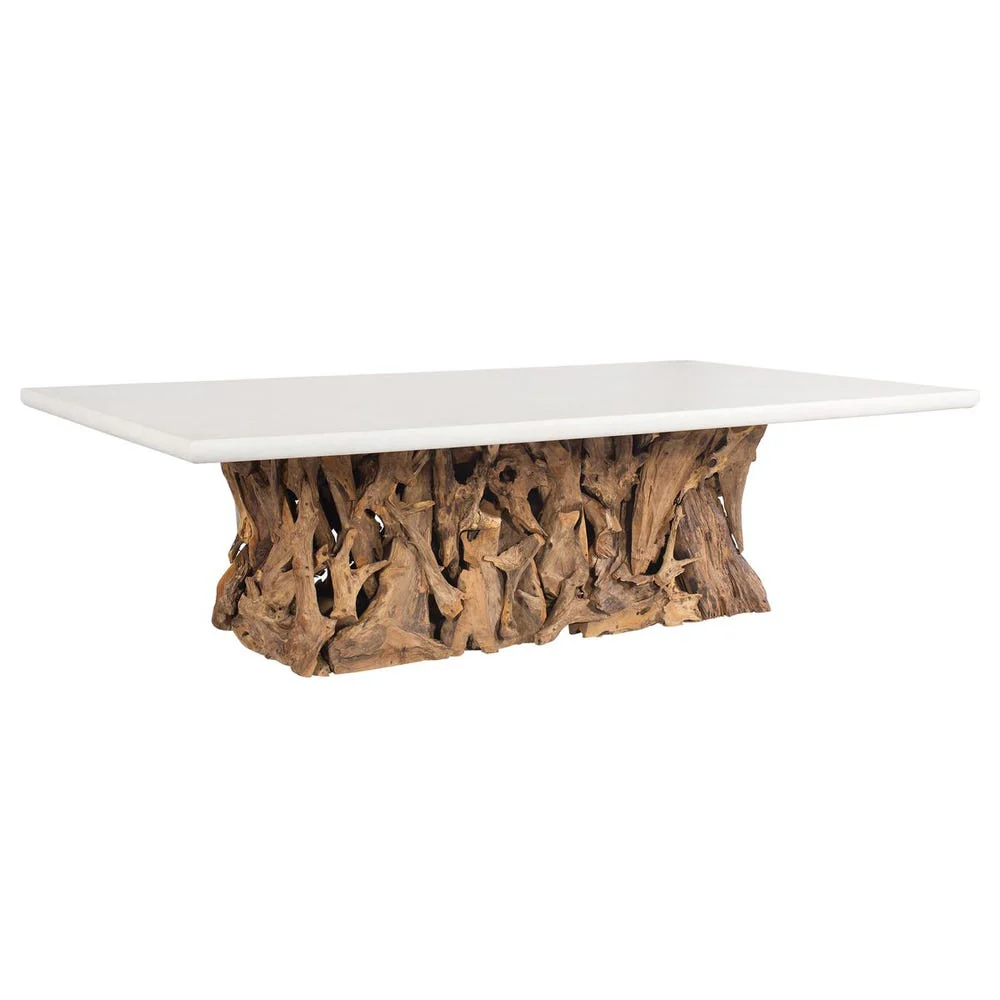 Uttermost Stonewood Ping Pong Dining Table ~ Indoor & Outdoor Use - Image 12