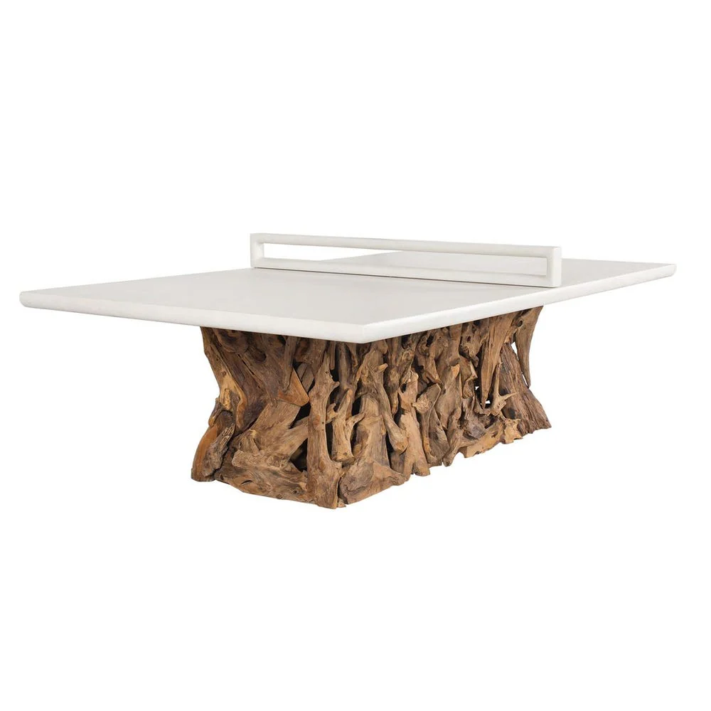 Uttermost Stonewood Ping Pong Dining Table ~ Indoor & Outdoor Use - Image 9