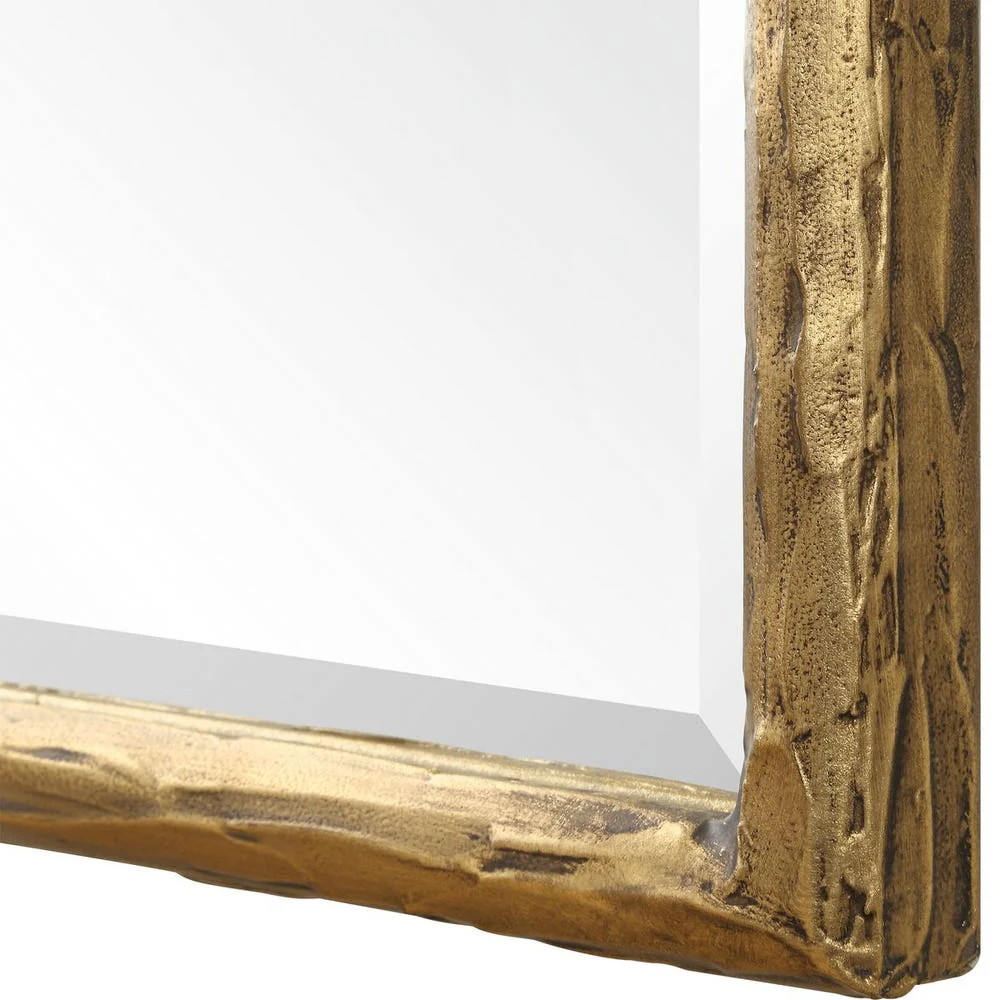 Uttermost Sutton Antique Gold Vanity Mirror - Image 5