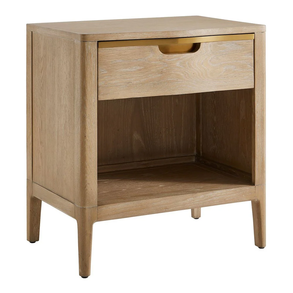 Uttermost Tabi Natural Finish Solid Oak Side Table - Image 3