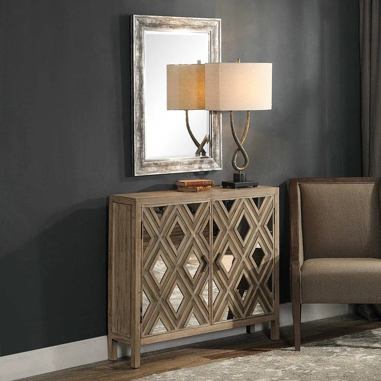 Uttermost Tahira Rustic Modern 2 Door Cabinet - Image 3