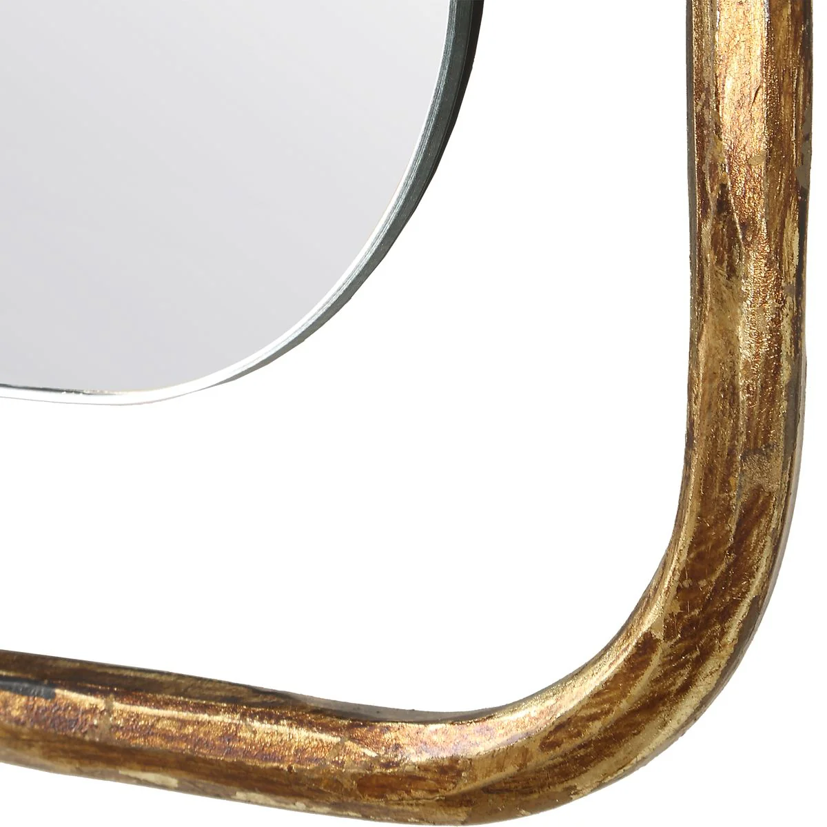 Uttermost Tahoma Antiqued Gold Iron Mirror - Image 5