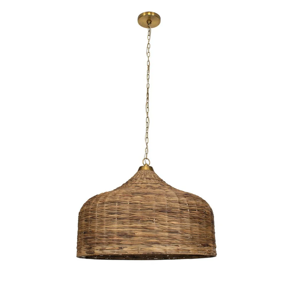 Uttermost Tauranga Rich Natural Woven Pendant 5 light - Image 6