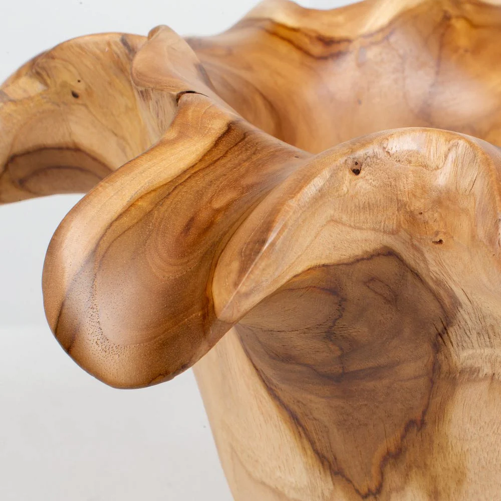 Uttermost Teak Flow Natural Wood Bowl Indoor and Outdoor Use - Image 5