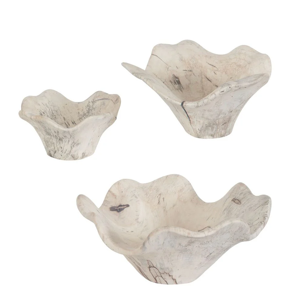 Uttermost Teo Bleached Wood Wall Decor ~ Set Of 3 - Image 4