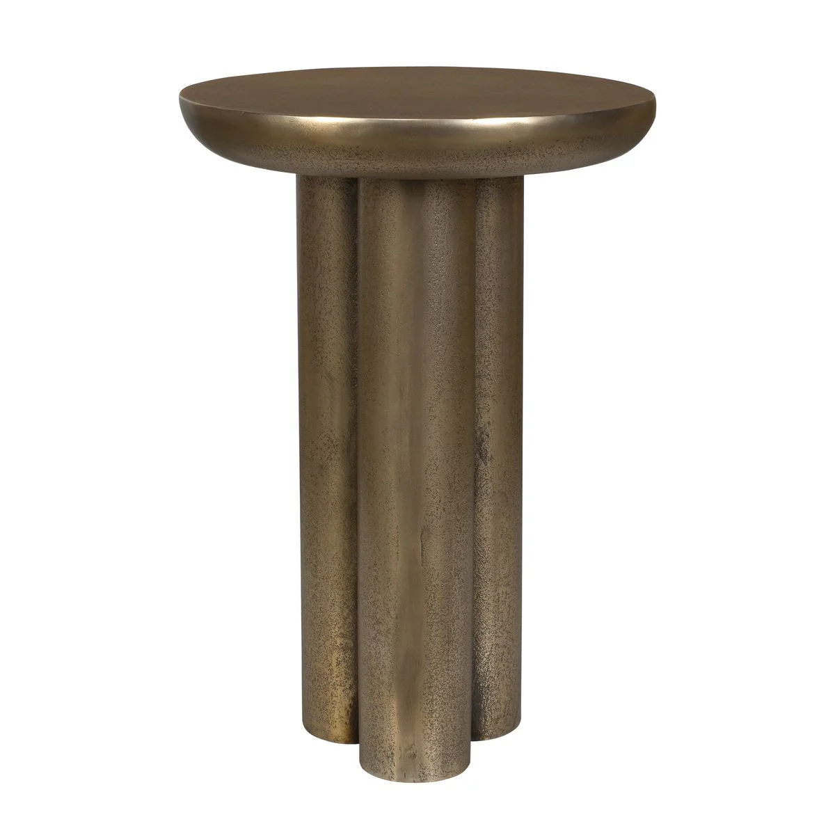 Uttermost Thorp Antiqued Brass Accent Table ~ Indoor And Outdoor Use - Image 3