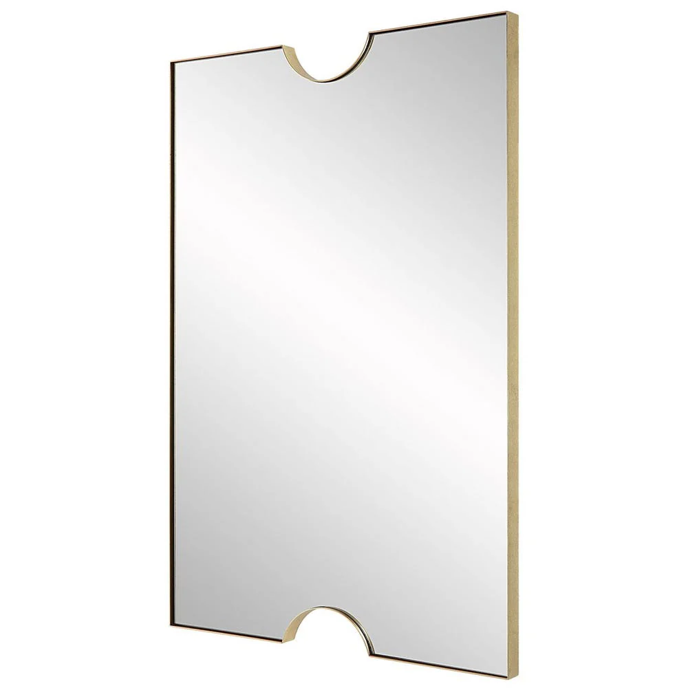 Uttermost Ticket Gold Leaf Vanity Mirror - Image 4
