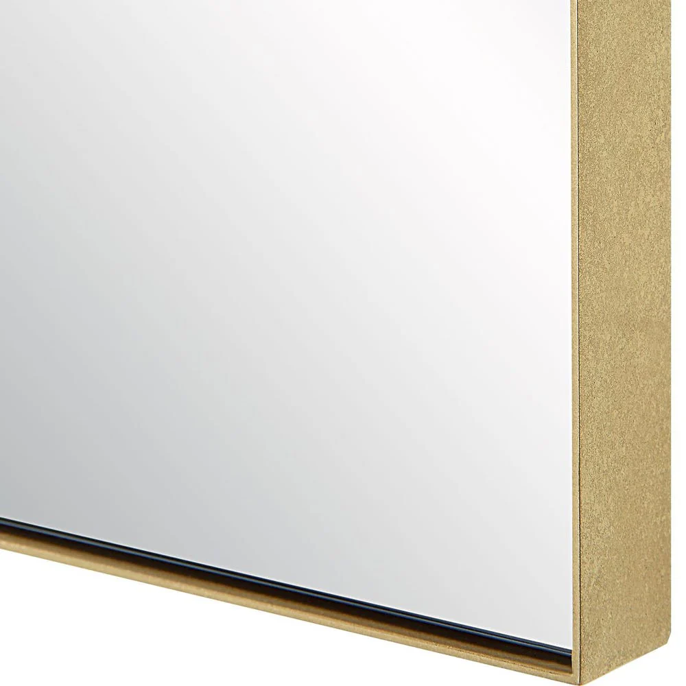 Uttermost Ticket Gold Leaf Vanity Mirror - Image 6