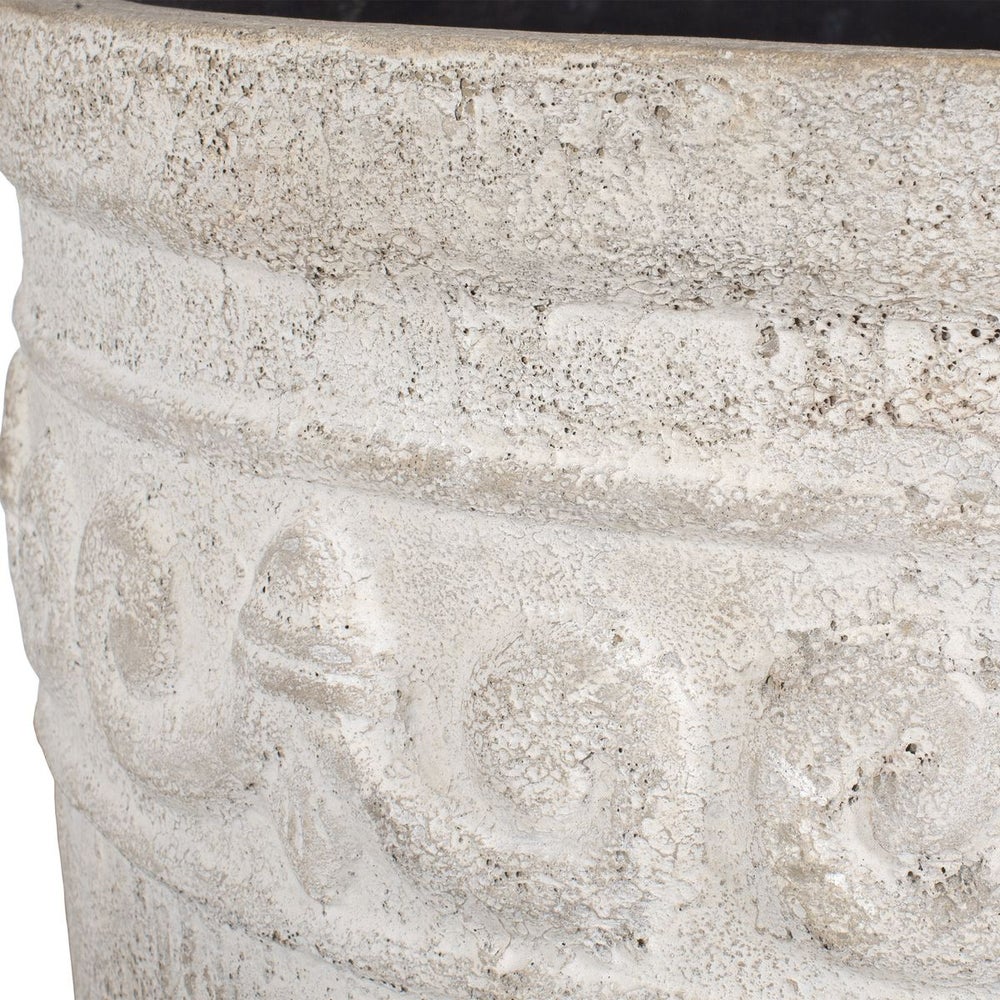 Uttermost Timeless Terrace Carved Planter Indoor and Outdoor Use - Image 5