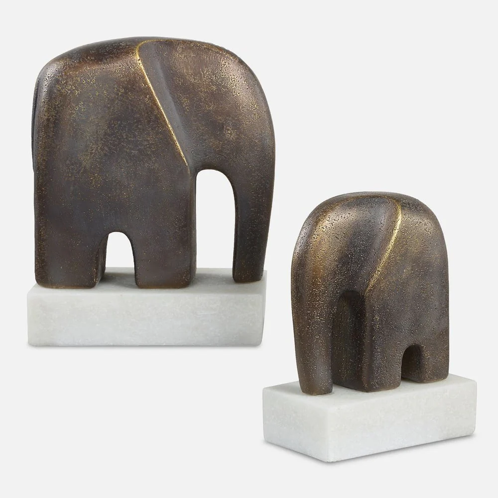 Uttermost Timeless Tusk Sculptures Set Of Two - Image 3