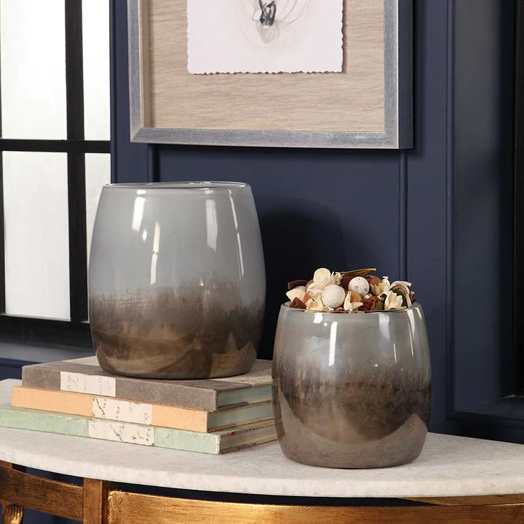 Uttermost Tinley Blown Glass Ombré Finish Set of 2 Bowls - Image 5