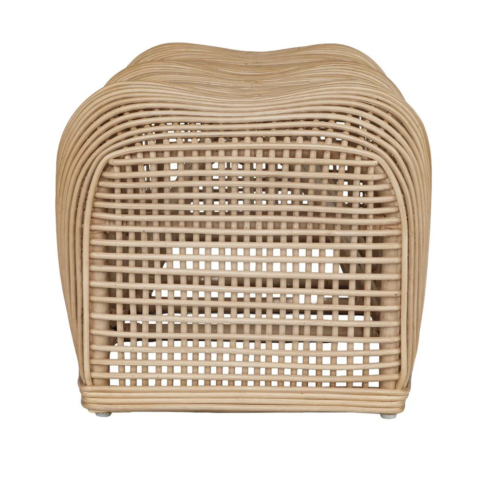 Uttermost Tino Handcrafted Natural Rattan Bench - Image 4