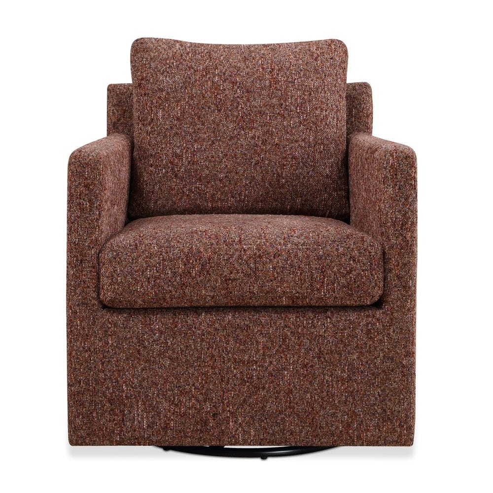 Uttermost Tisdell Upholstered Canyon Swivel Glider Accent Chair - Image 5