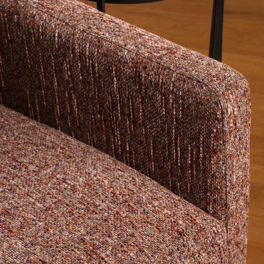 Uttermost Tisdell Upholstered Canyon Swivel Glider Accent Chair - Image 6