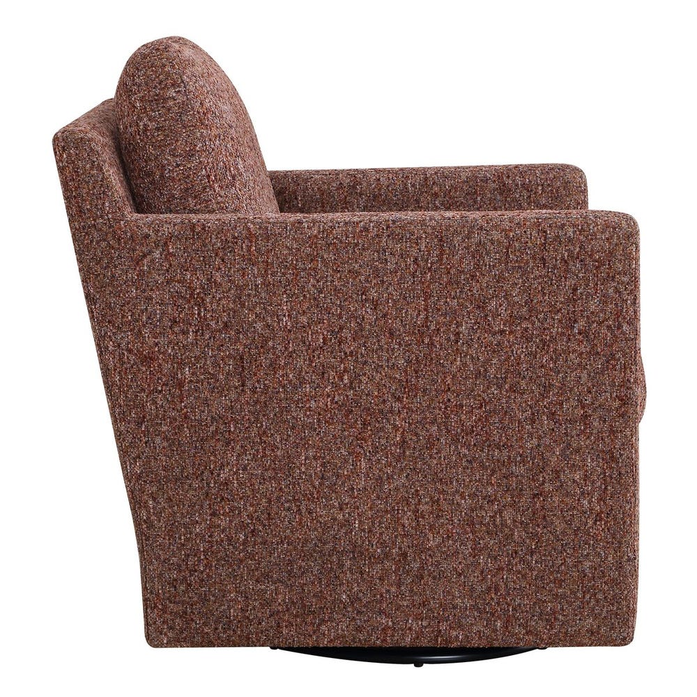 Uttermost Tisdell Upholstered Canyon Swivel Glider Accent Chair - Image 8
