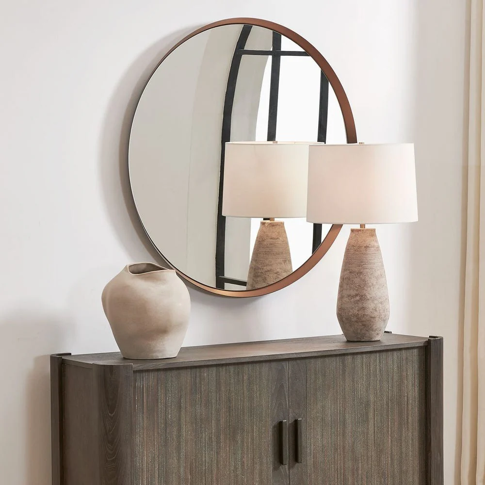 Uttermost Torrado Round Bronzed Mirror - Image 2