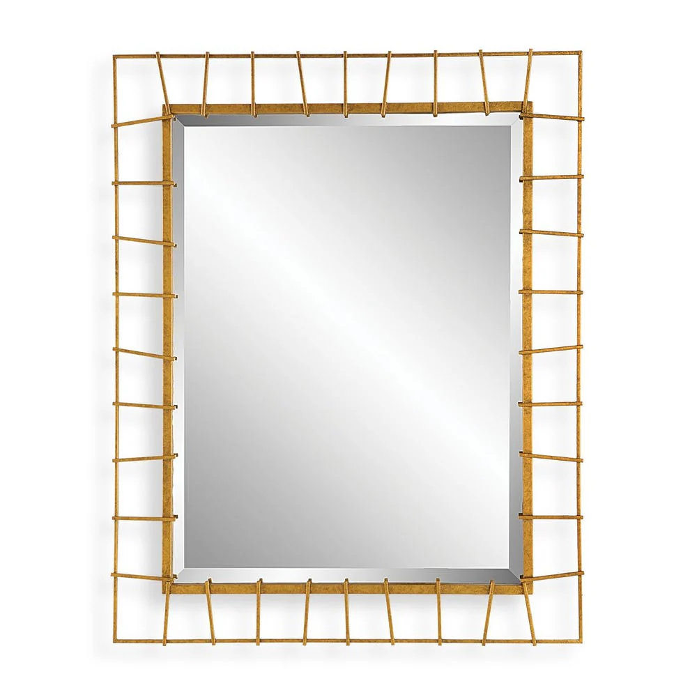 Uttermost Townsend Antique Gold Gand Crafted Mirror - Image 5