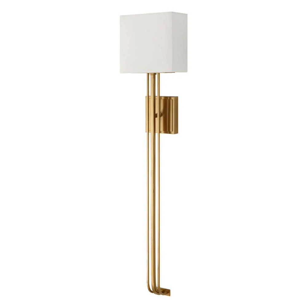 Uttermost Trenton Warm Brass 2 Light Sconce - Image 3