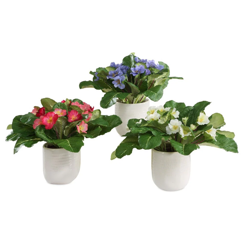 Uttermost Trilogy Set Of 3 Primrose Accents in Glazed Ceramic Containers - Image 2