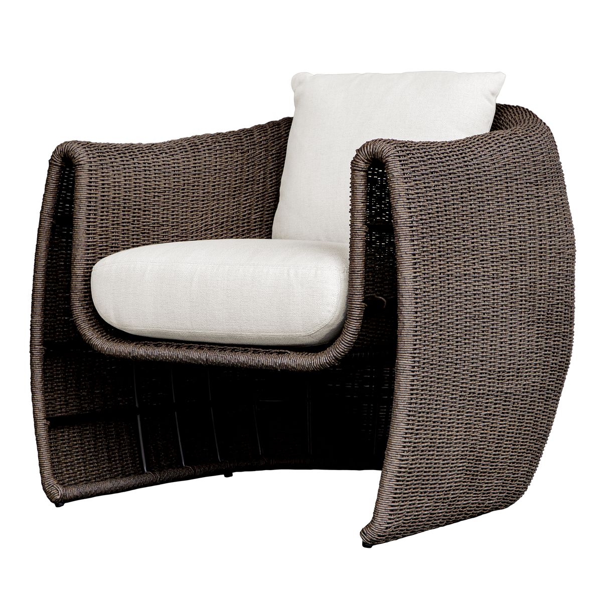 Uttermost Tropic All Weather Wivker Outdoor Lounge Chair - Image 3