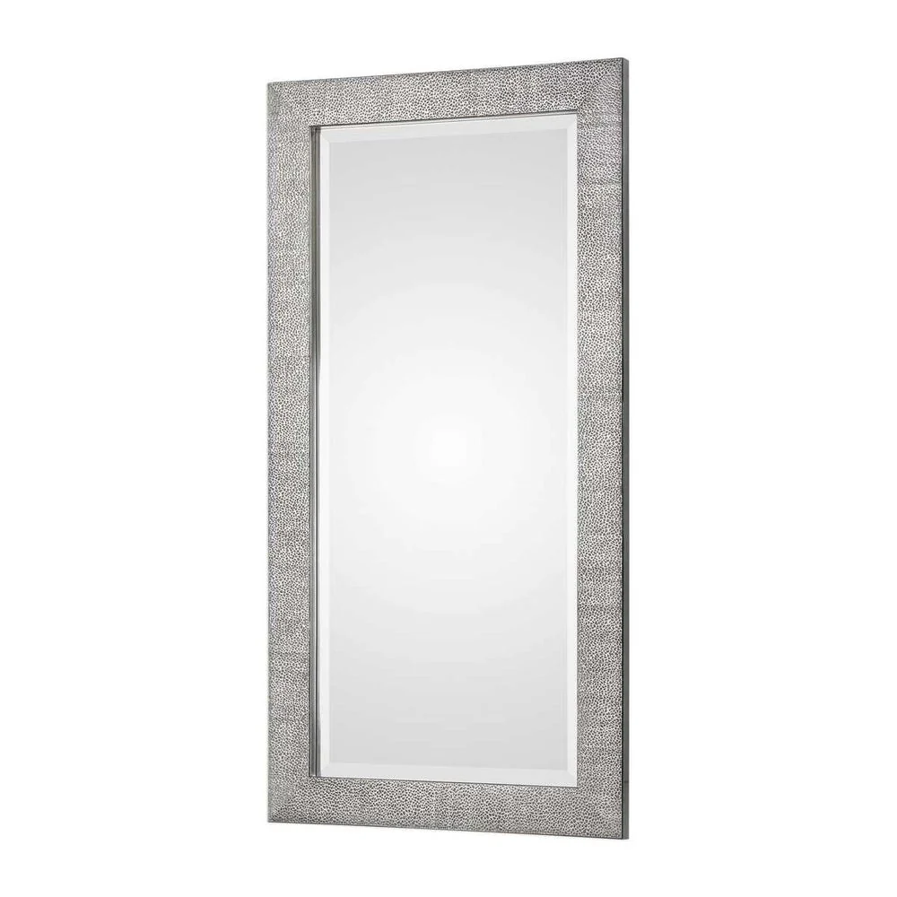 Uttermost Tulare Textured Metallic Silver Mirror - Image 4