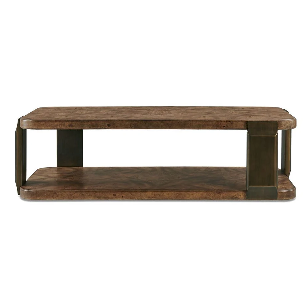 Uttermost Vance Mappa Burl Coffee Table - Image 3