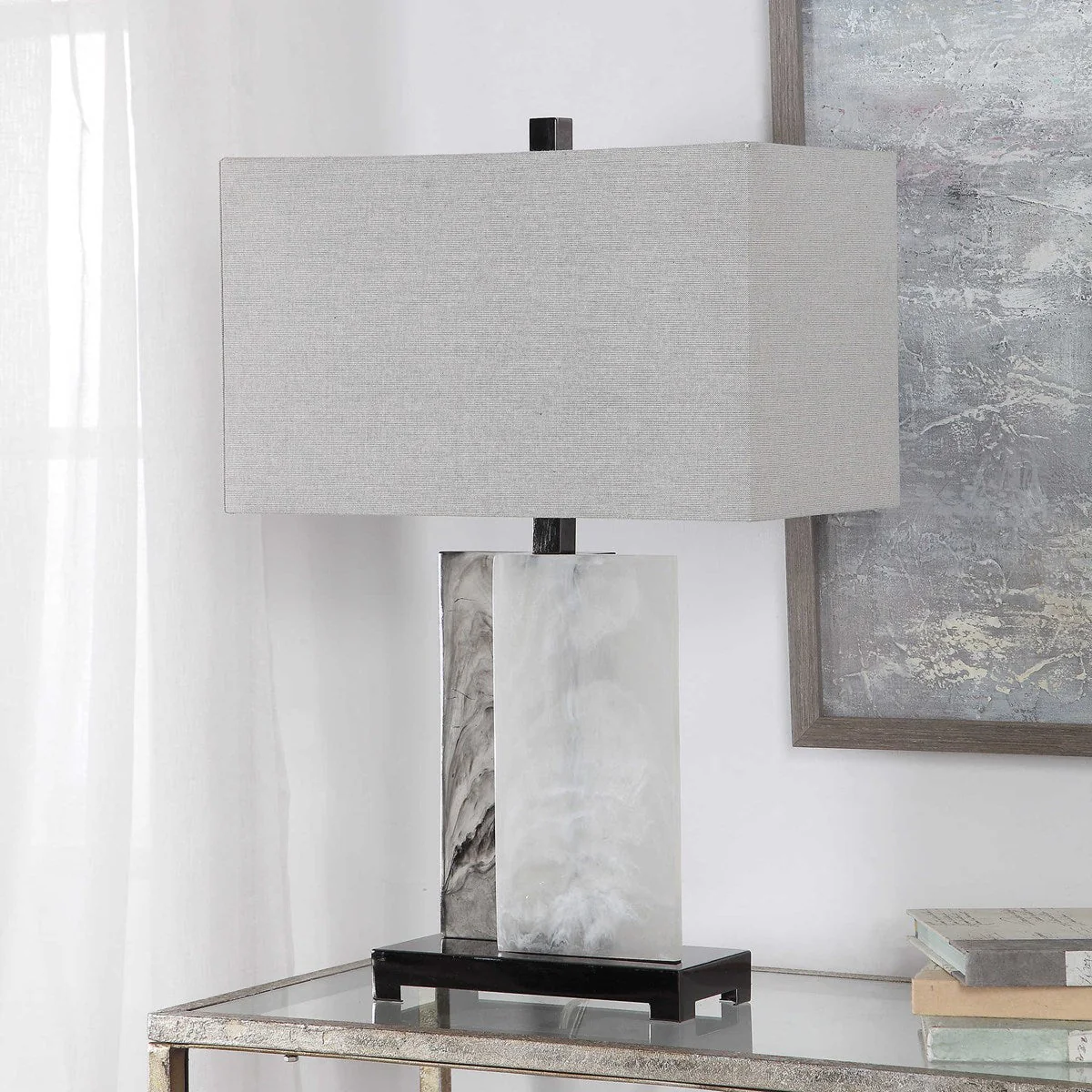Uttermost Vanda Table Lamp With Linen Shade - Image 6