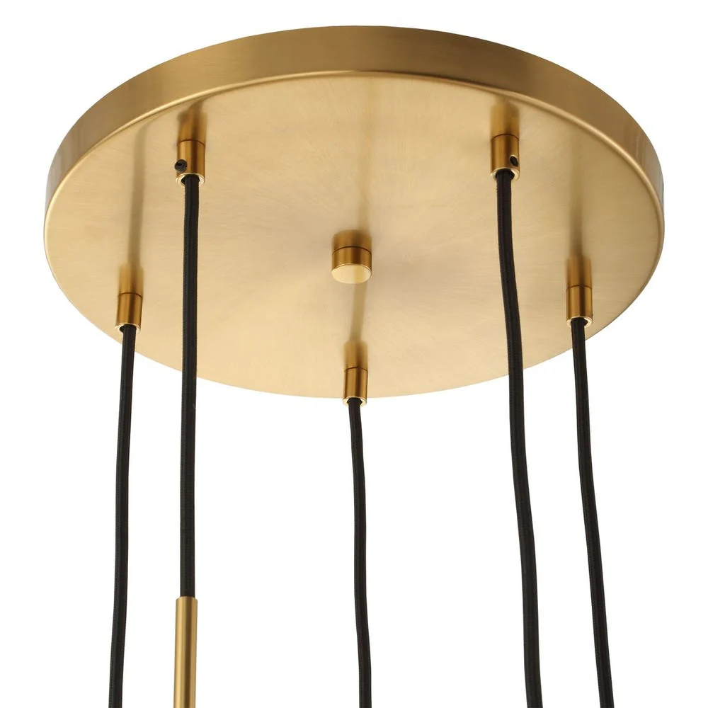 Uttermost Vanier 5 Ceramic White Linear Light Pendant - Image 11