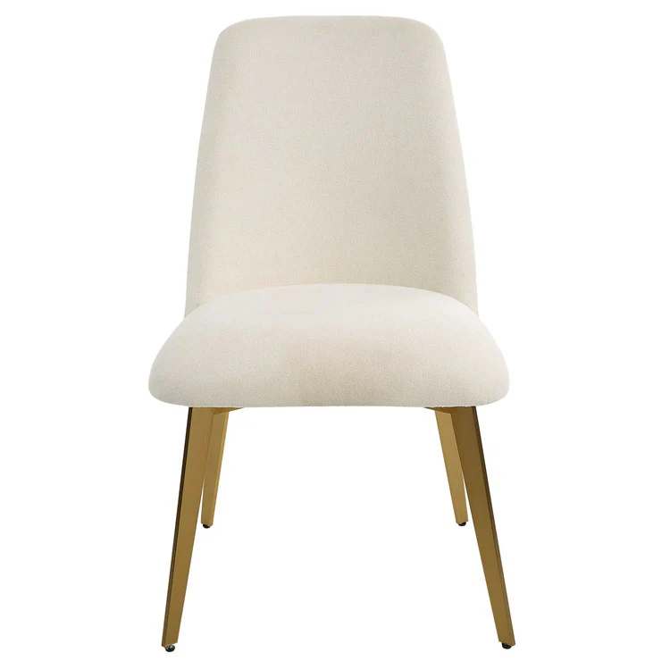 Uttermost Vantage White Frost Performance Fabric Upholstered Dining Chair - Image 2