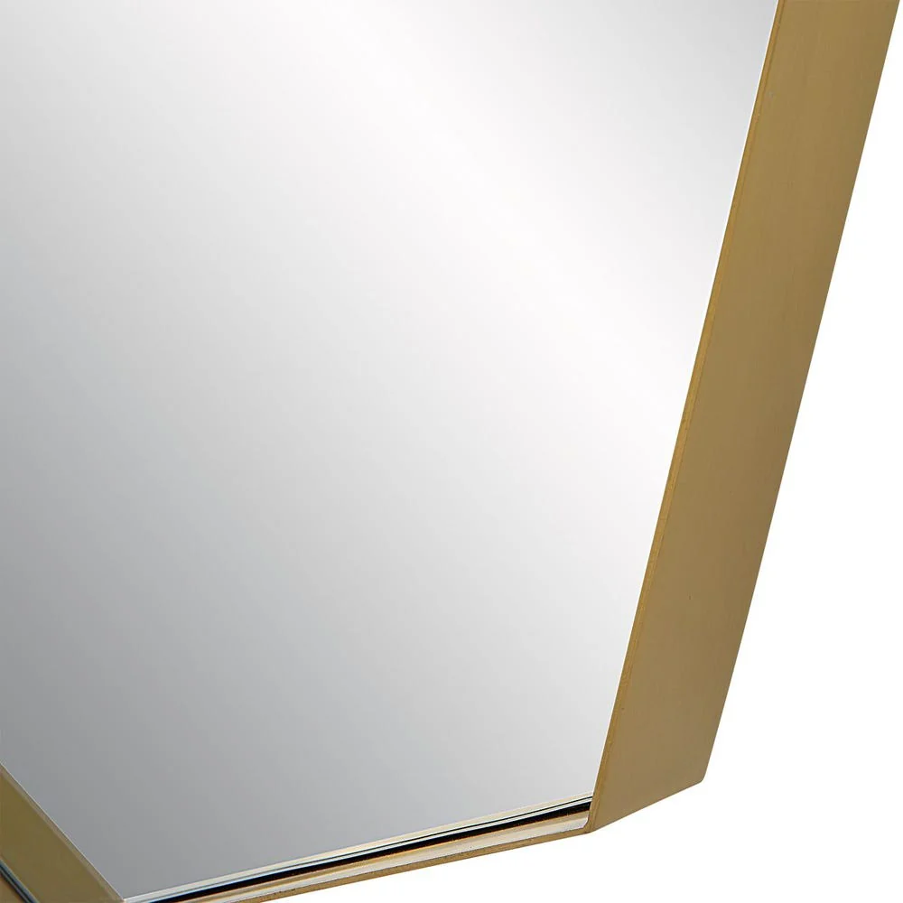 Uttermost Vault Antique Brass Mirror - Image 5