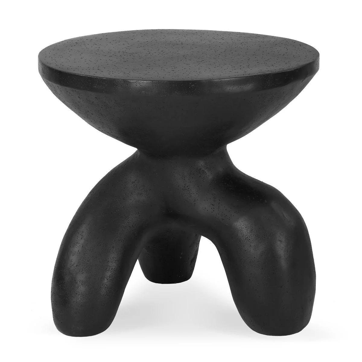 Uttermost Veta Black Modern Organic Accent Table ~ For Use Indoors and Outdoors - Image 2