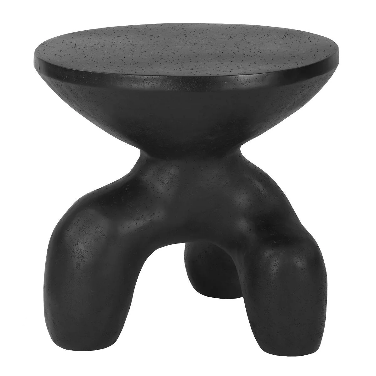 Uttermost Veta Black Modern Organic Accent Table ~ For Use Indoors and Outdoors - Image 3