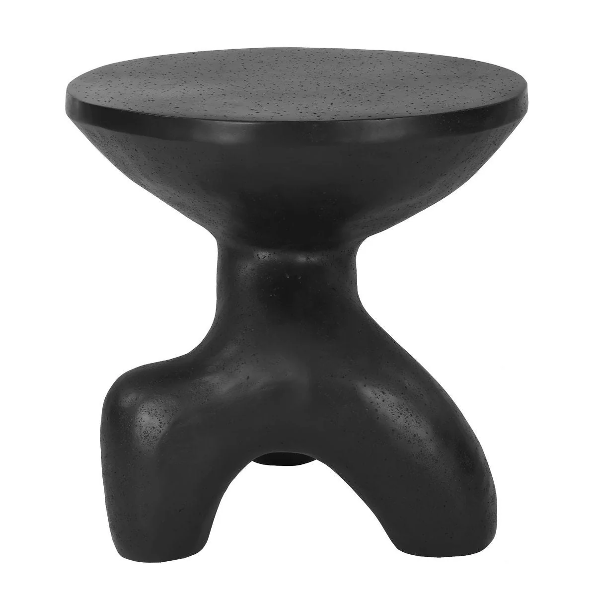 Uttermost Veta Black Modern Organic Accent Table ~ For Use Indoors and Outdoors - Image 4