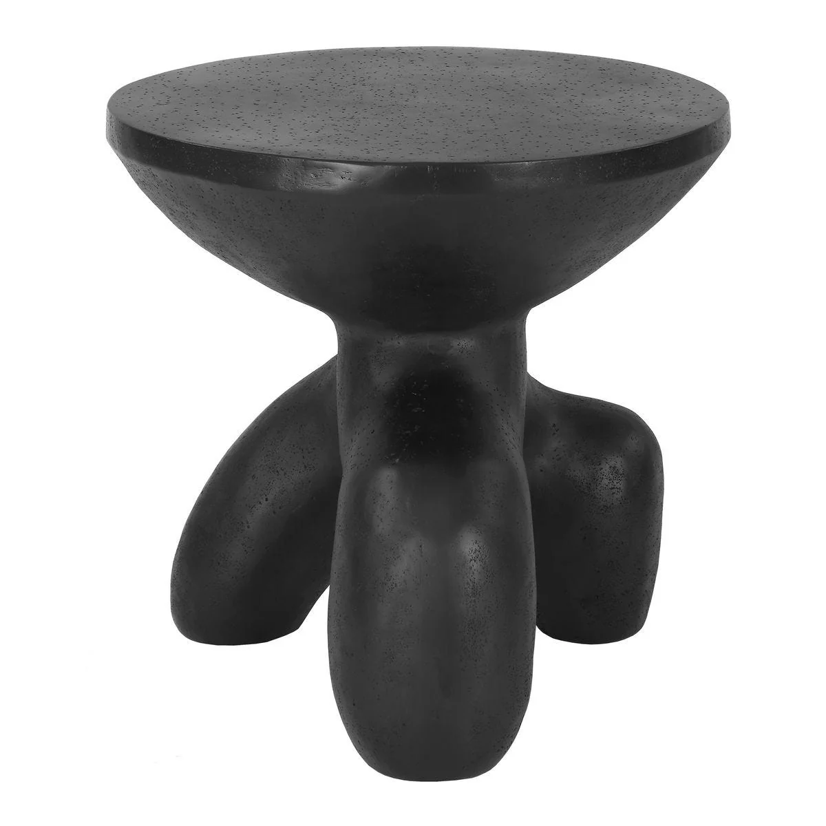 Uttermost Veta Black Modern Organic Accent Table ~ For Use Indoors and Outdoors - Image 5