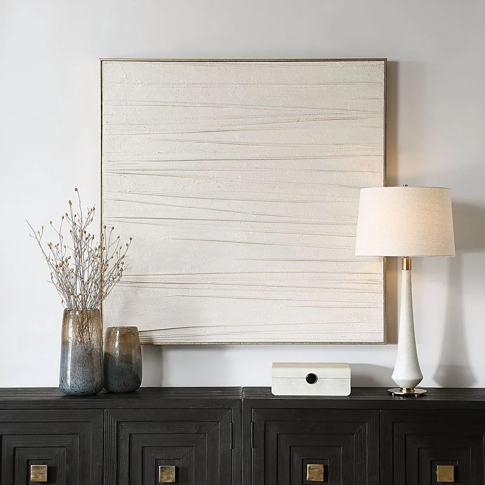Uttermost Walking The Line Hand Painted Canvas