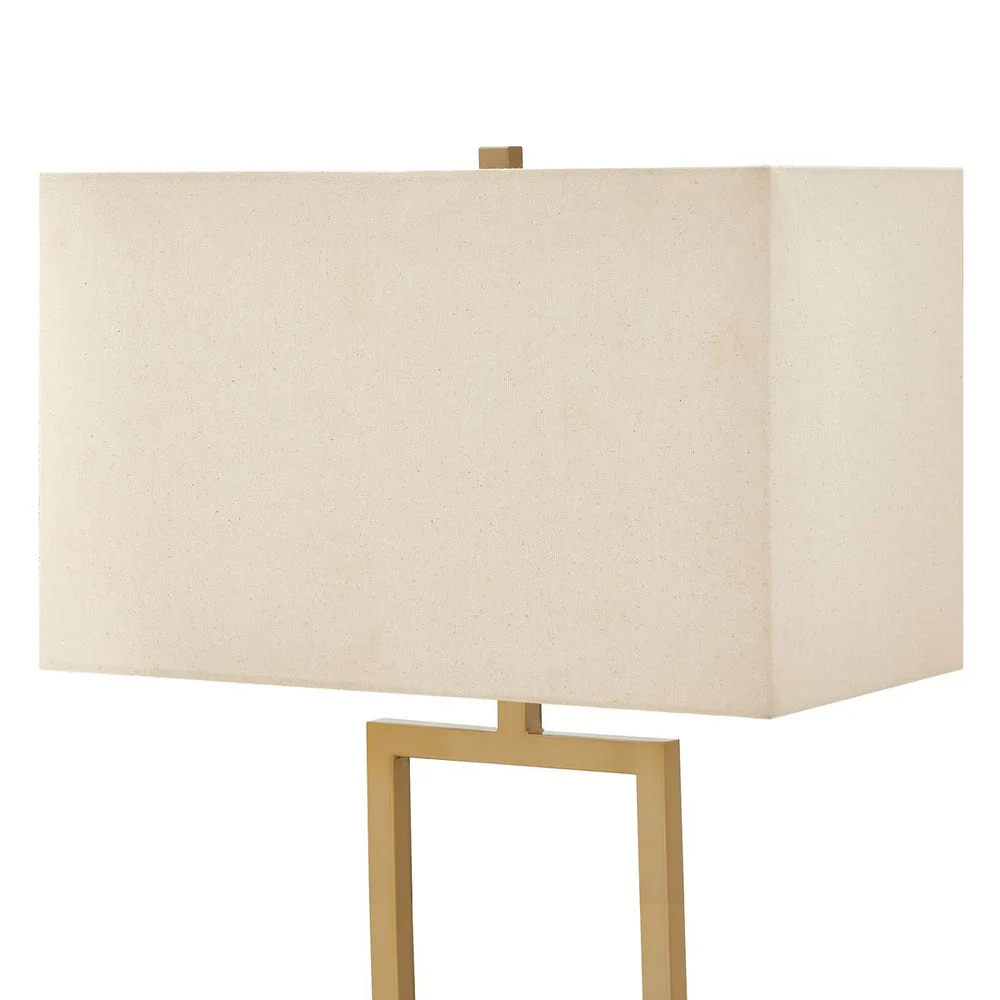 Uttermost Warrick Rustic Travertine Block Table Lamp - Image 6