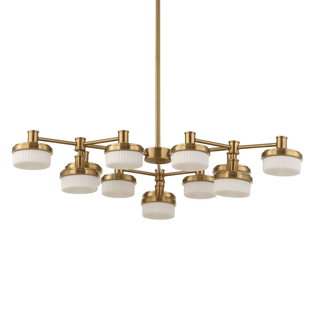 Uttermost Wedge 12 Light LED Chandelier - Image 6