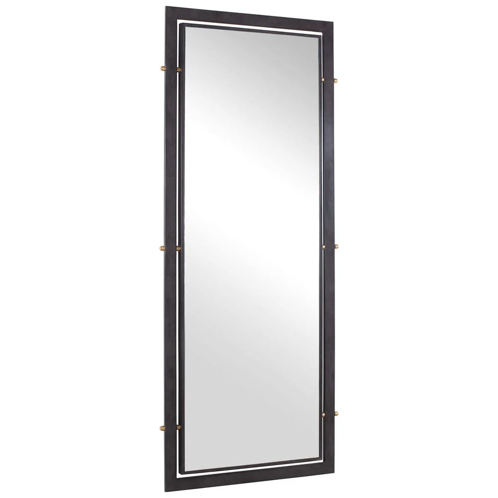 Uttermost Westley Tall Deep Bronze Finish Mirror - Image 3