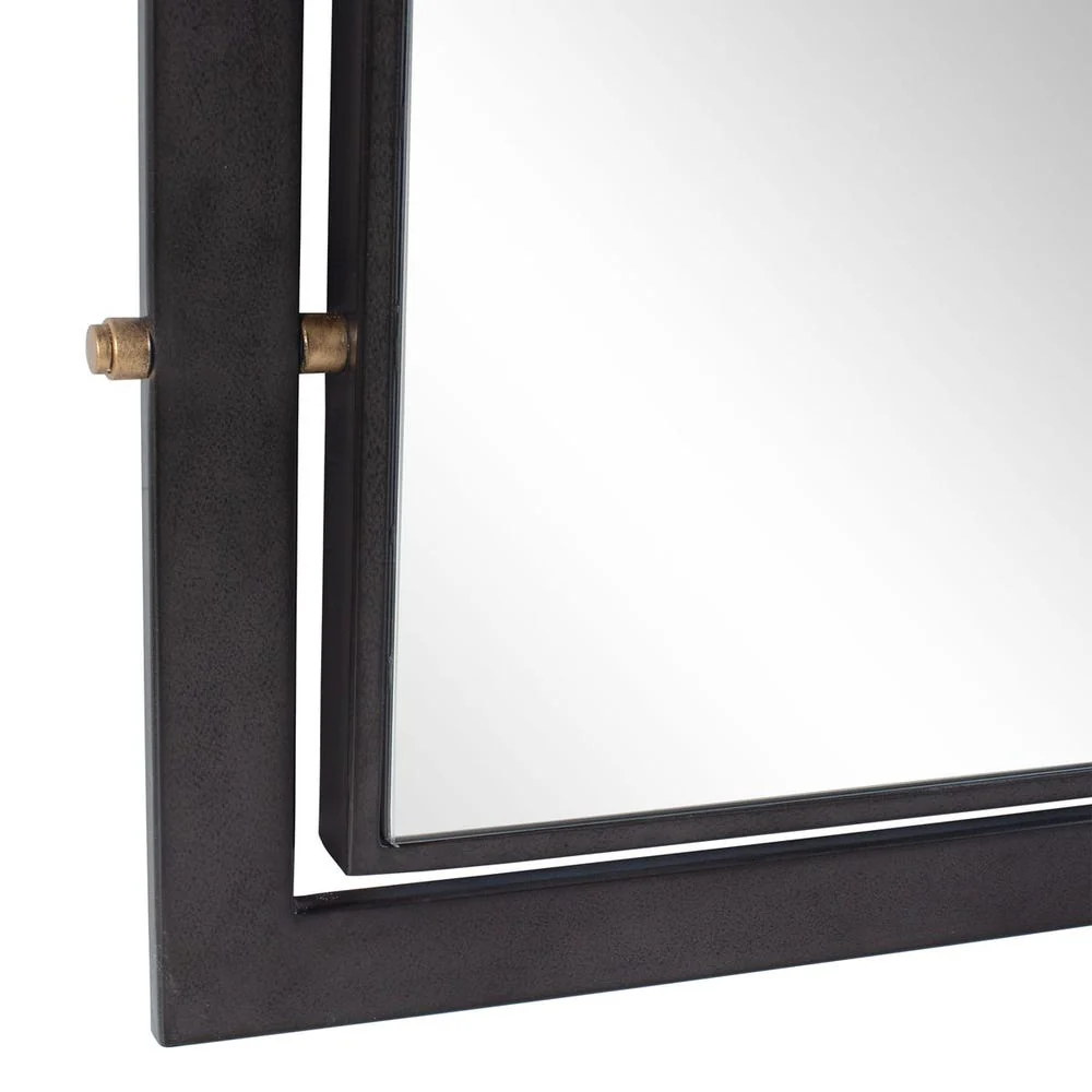 Uttermost Westley Tall Deep Bronze Finish Mirror - Image 4