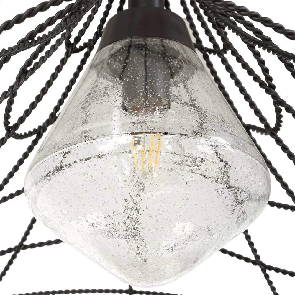 Uttermost Whirlwind 1 Light Pendant ~ Indoor And Outdoor Use - Image 8