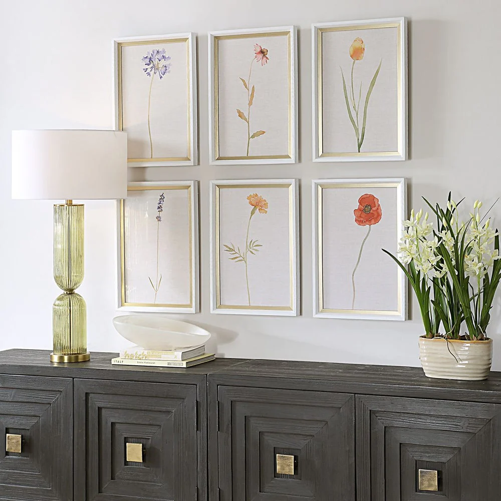 Uttermost Wild Flourish Framed Prints Set Of Six - Image 2